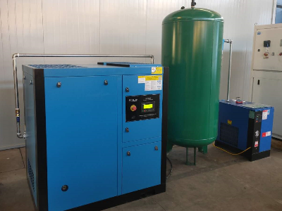 一臺(tái)22kW小型空壓機(jī)的安裝案例