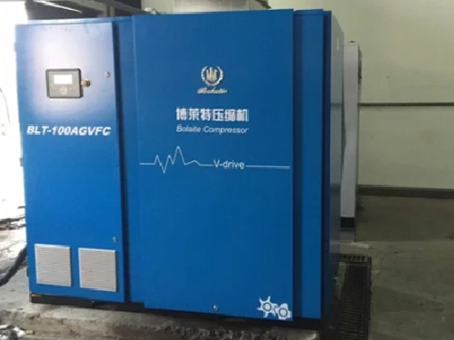 青島某橡膠廠選用睿寂行變頻螺桿空壓機